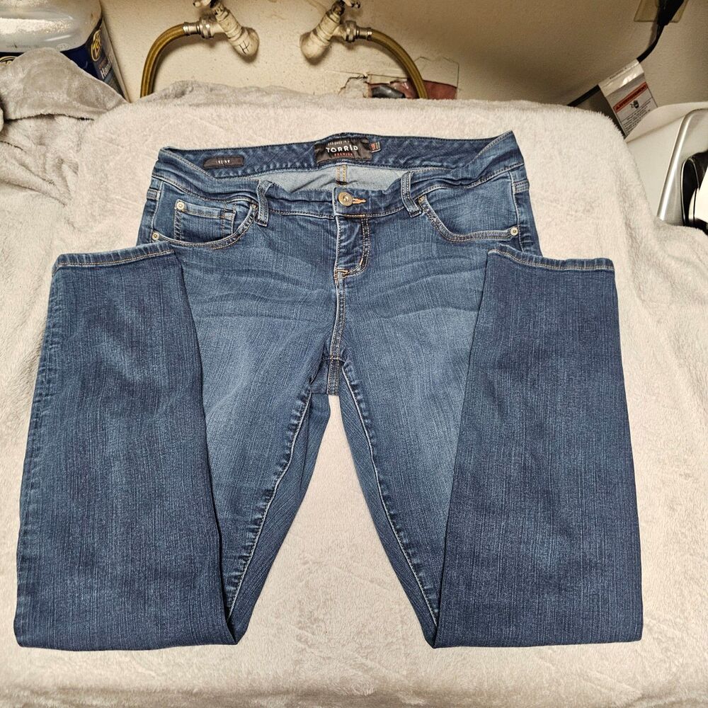 Torrid Women's 14R Jeans High Rise Destressed Skinny Jeans